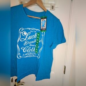 Lucky Brand Blue Graphic Tee
